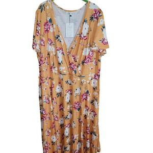 Plus size midi dress